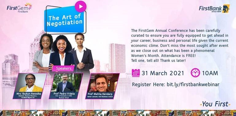 FirstBank sets to empower women in the fourth edition of it’s annual FirstGem event